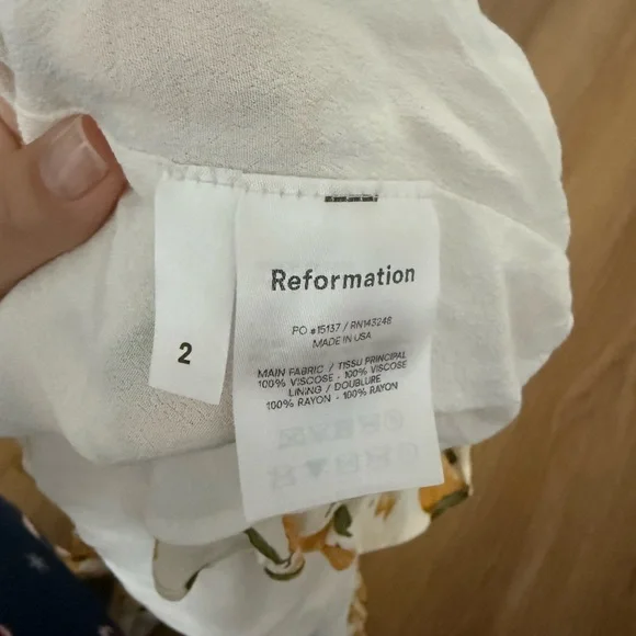 Reformation Lemon Print Dress - Picture 3 of 4